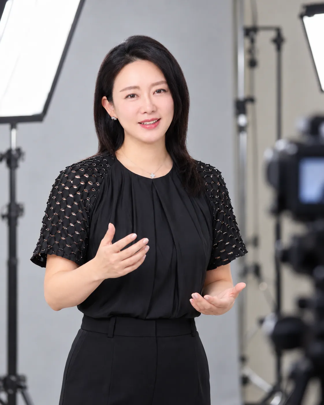 MDRT 스쿨 강의 촬영 현장의 유주영